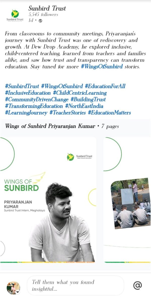 Dew Drop Academy Field Immersion