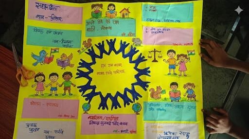 Students collaborating in a circle at Includia Trust