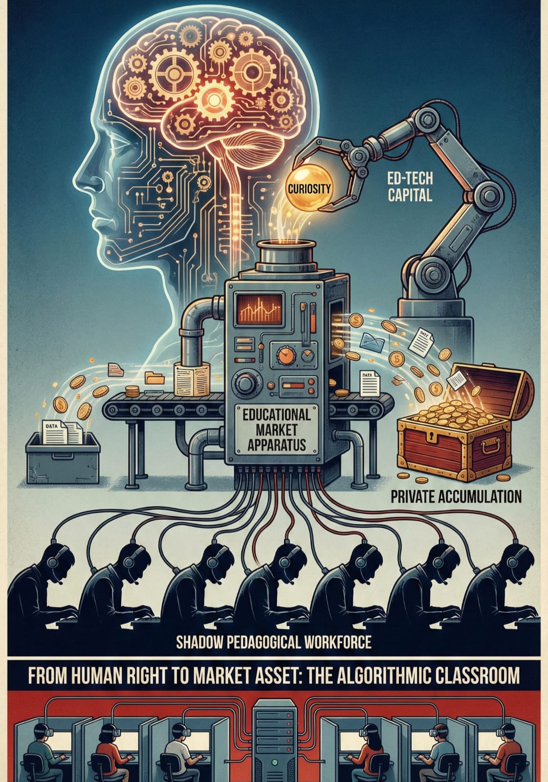 Commodification of Curiosity – structural critique visual