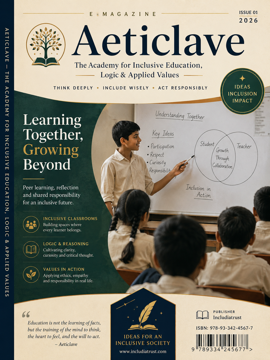 Aeticlave e-Magazine cover — Learning Together, Growing Beyond